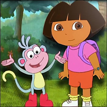 Dora  Explorer on That Awkward Moment When Dora The Explorer Stares At You