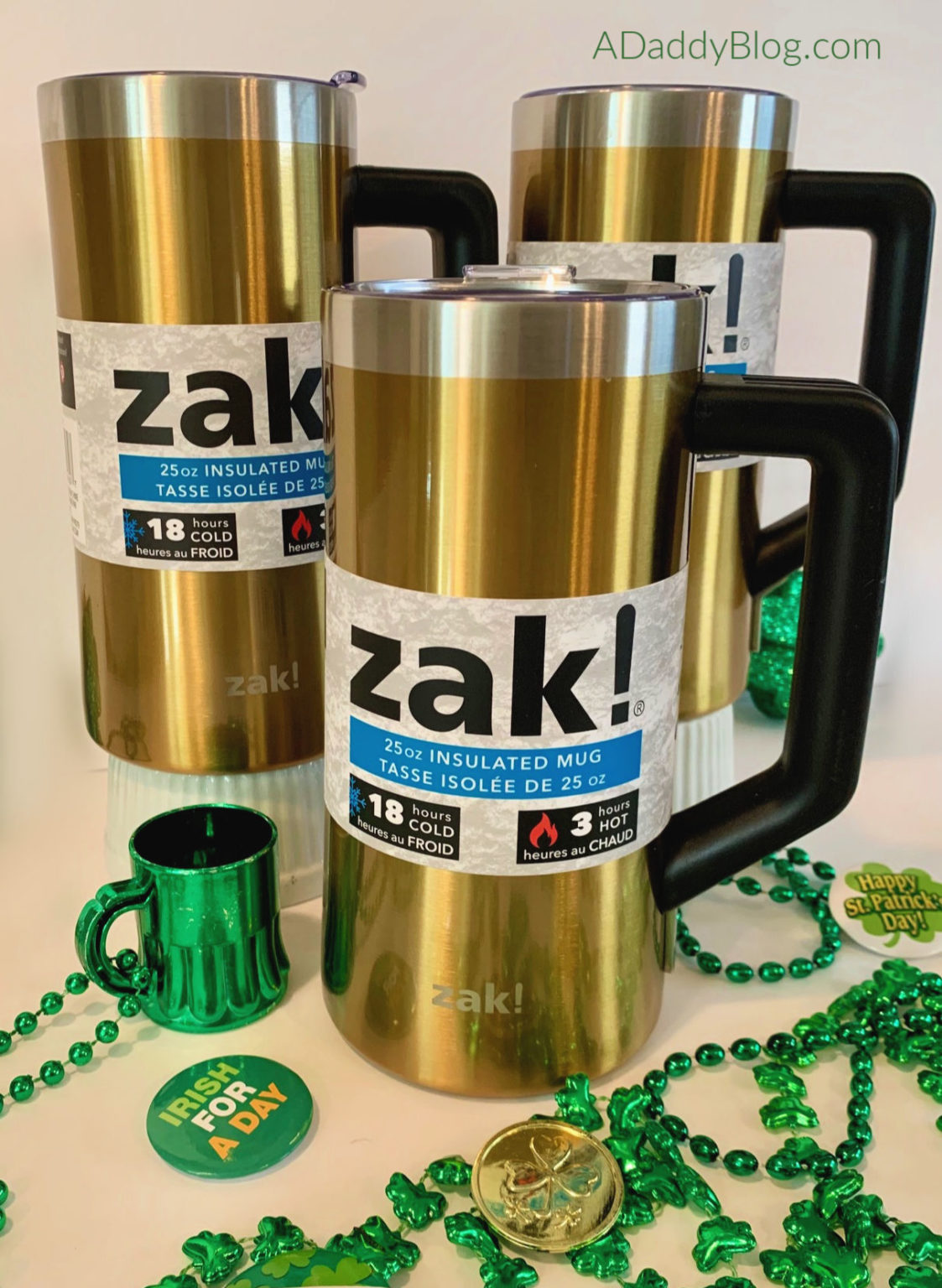 Bring some Gold to your St. Patrick's Day {Zak! Mugs!}