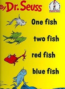 Book Cover of "One Fish Two Fish Red Fish Blue Fish"