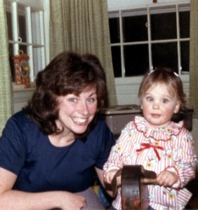 My wife as a baby with her mother
