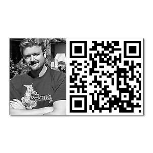 Geeky New Business Card with QR Code