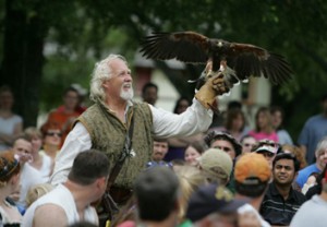 falconer at scarborough renaissance festival
