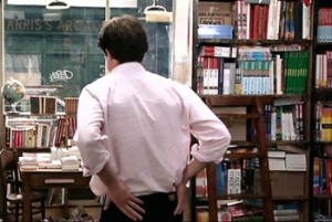 Hugh Grant in his Travel Bookshop from the film Notting Hill