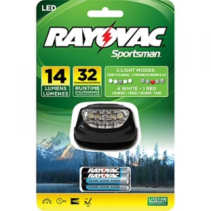 Rayovac 5 LED 3AAA Headlight