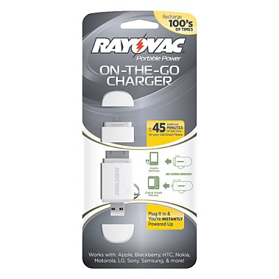 Rayovac On-The-Go Keychain Charger