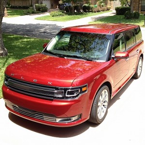 Red 2013 Ford Flex with EcoBoost - Family Car Review