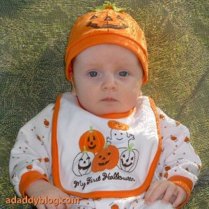 Our Pumpkin on Halloween 2008