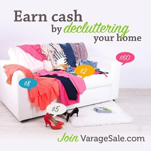 Earn Cash Decluttering Your Home on VarageSale