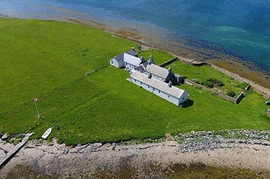 Cottage for sale on a private island in Orkney