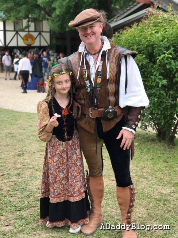 My Daughter and I at Scarborough Renaissance Festival