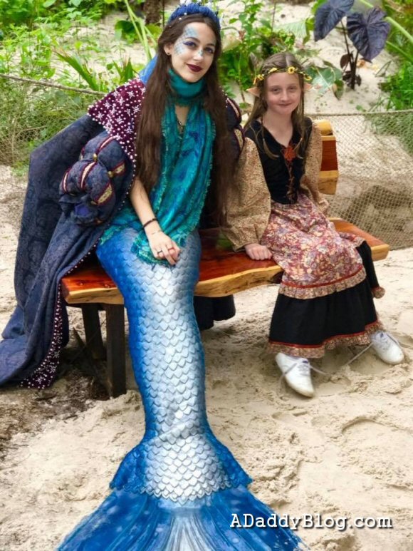 Did I mention that there are real fairies and mermaids at Strolling the shoppes of Scarborough Renaissance Festival?